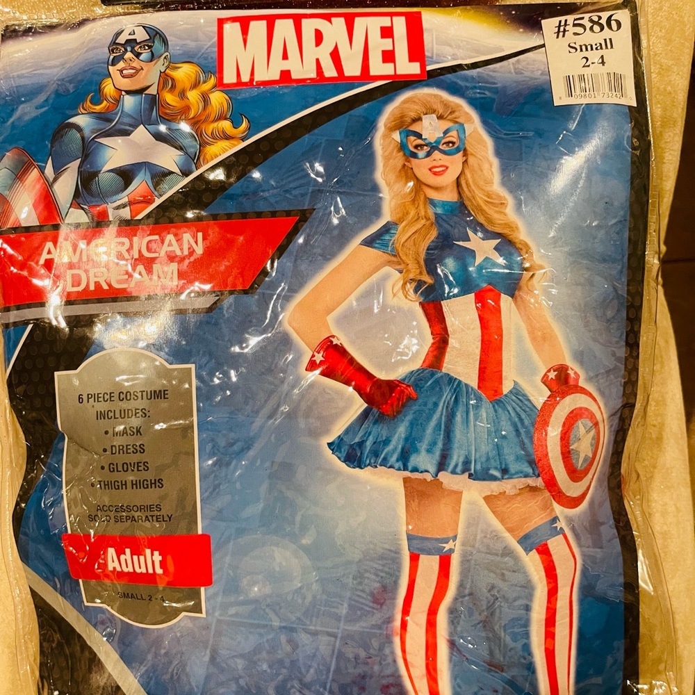 Captain America marvel adult costume